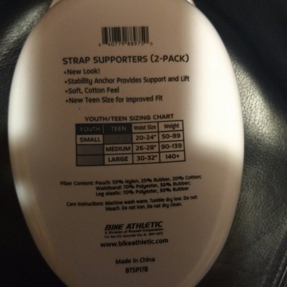 2 NEW Bike Performance TEEN JOCK LARGE  jockstrap - Picture 5 of 5